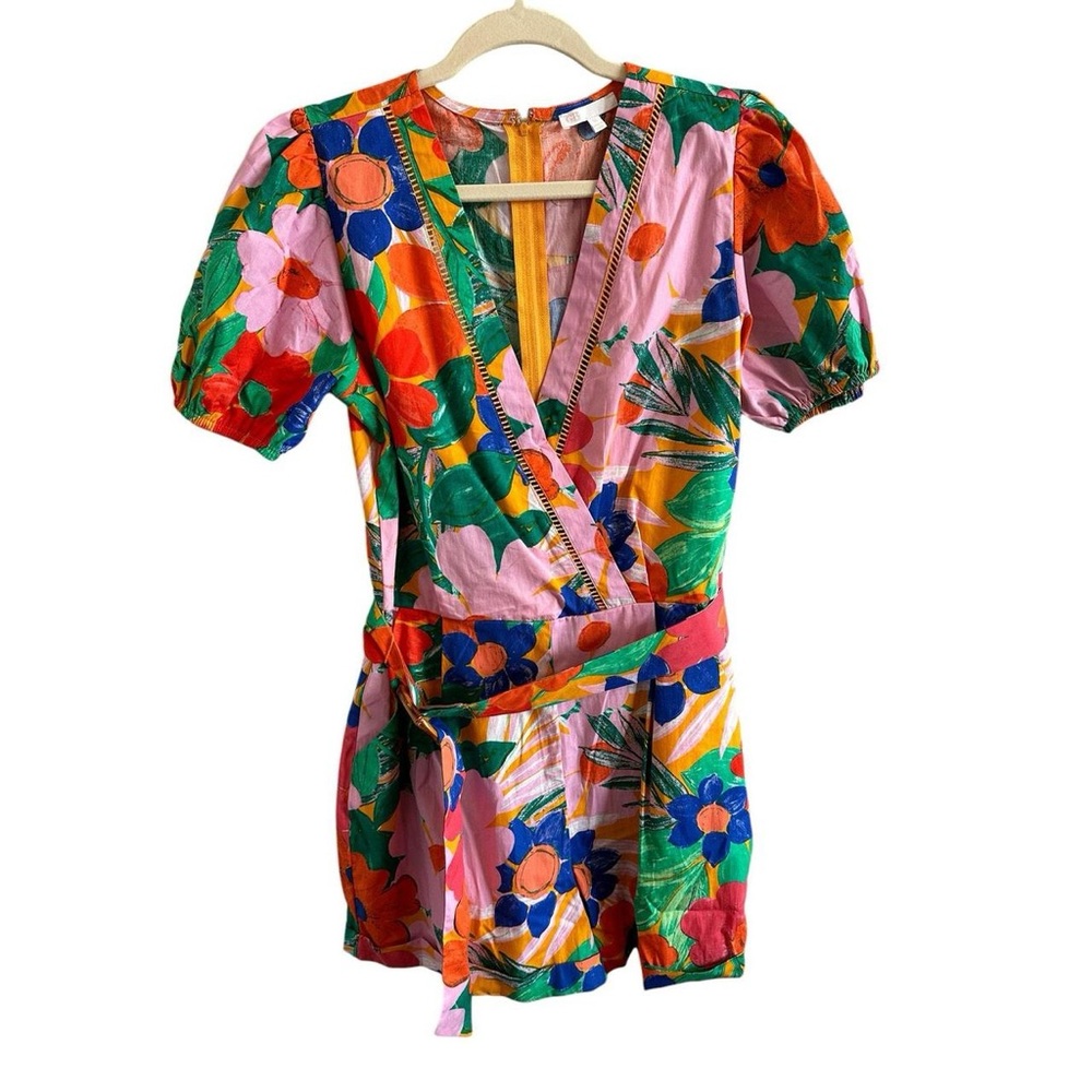 Gianna Bini Floral Romper XS